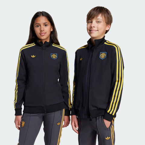 adidas阿迪达斯2025男大童MUFC ICON TT2Y梭织无帽外套KC2811