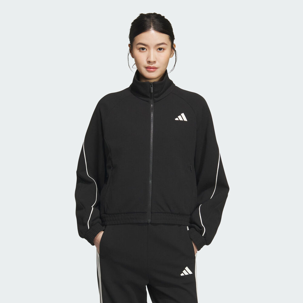 adidas阿迪达斯2025女子STADIUM KN JKT针织无帽外套KC0018