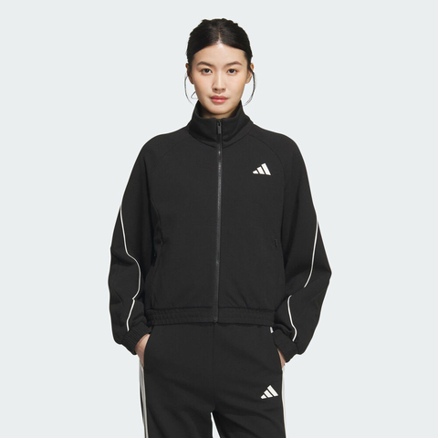 adidas阿迪达斯2025女子STADIUM KN JKT针织无帽外套KC0018