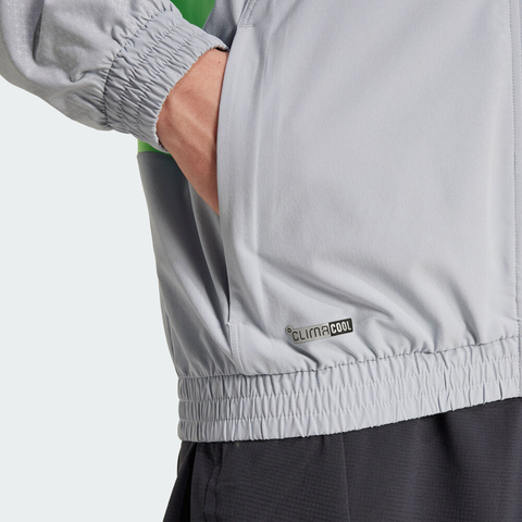 adidas阿迪达斯2025男子TECH APP R-TOP梭织无帽外套JX0042