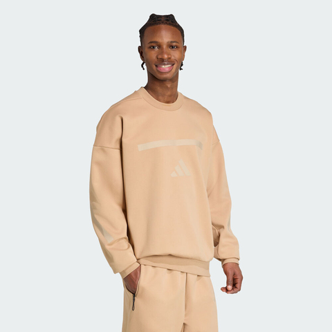 adidas阿迪达斯2025男子M Z.N.E. CRW针织无帽卫衣JW4750