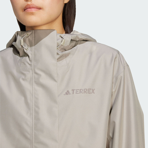 adidas阿迪达斯2025女子MT W CP JKT梭织连帽外套JV8717