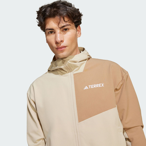 adidas阿迪达斯2025男子MT SOSH JA梭织连帽外套JM0618