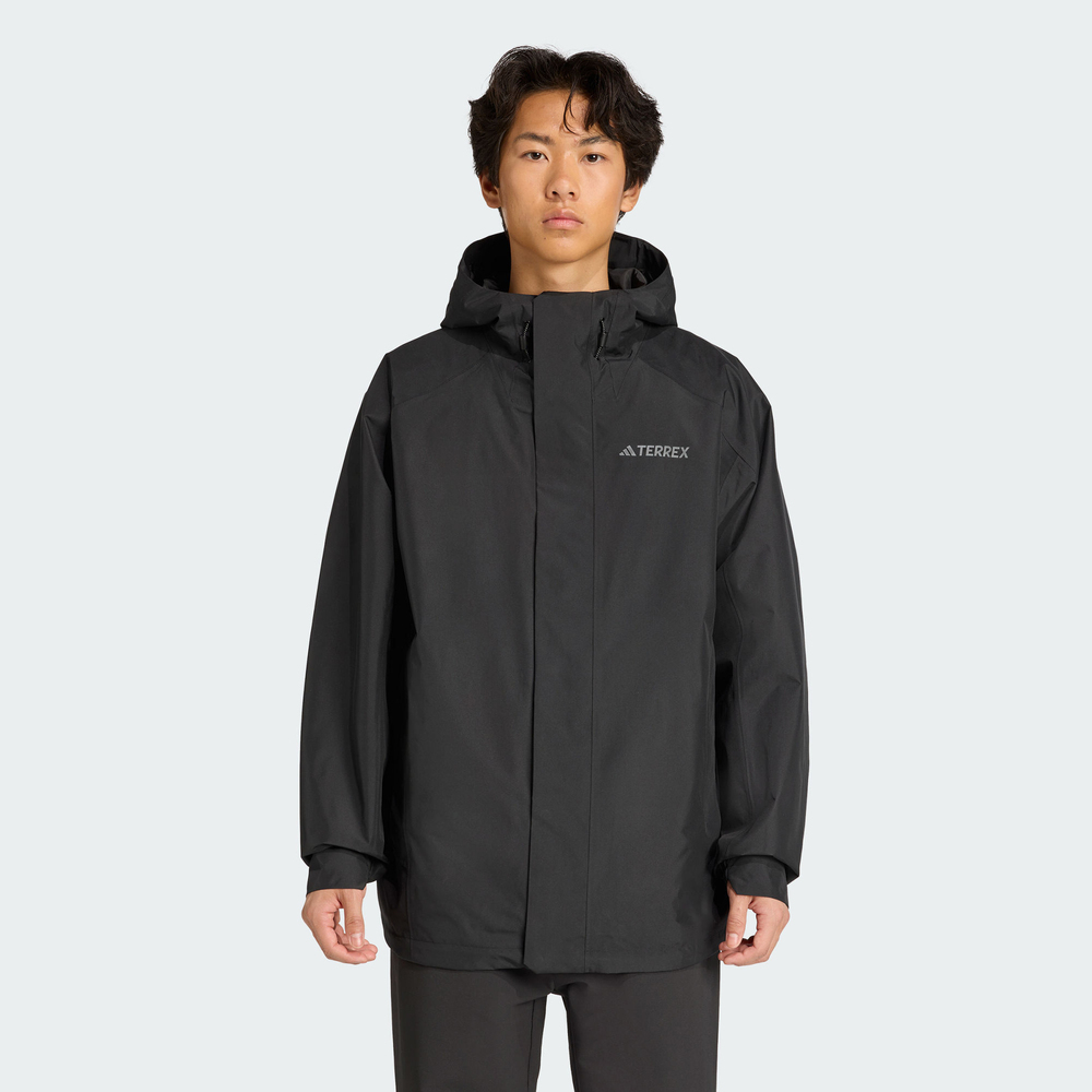 adidas阿迪达斯2025男子MT CP JKT梭织连帽外套JV6151