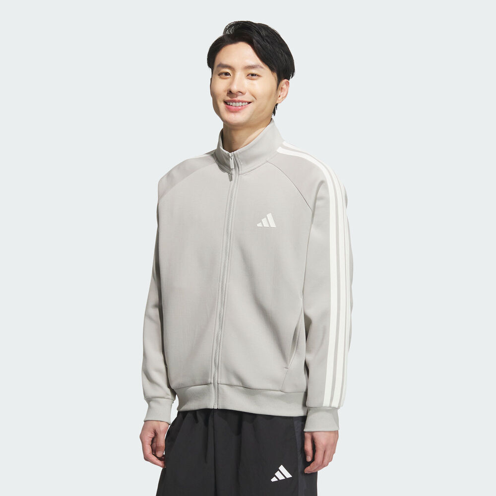 adidas阿迪达斯2025男子ST SPORTS KN TT针织无帽外套KC2848