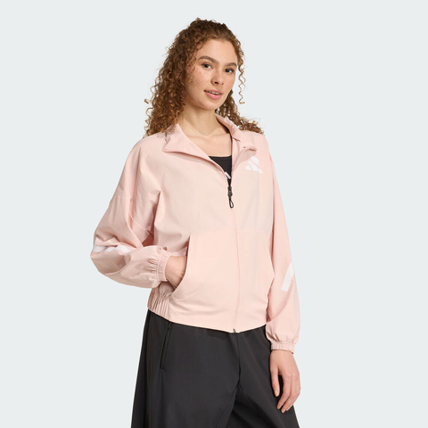 adidas阿迪达斯2025女子W Z.N.E. WV TT梭织无帽外套KE4883