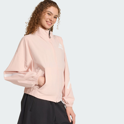 adidas阿迪达斯2025女子W Z.N.E. WV TT梭织无帽外套KE4883