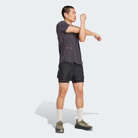 adidas阿迪达斯2025男子ADI365 HK TEE M梭织无领短TJW0553