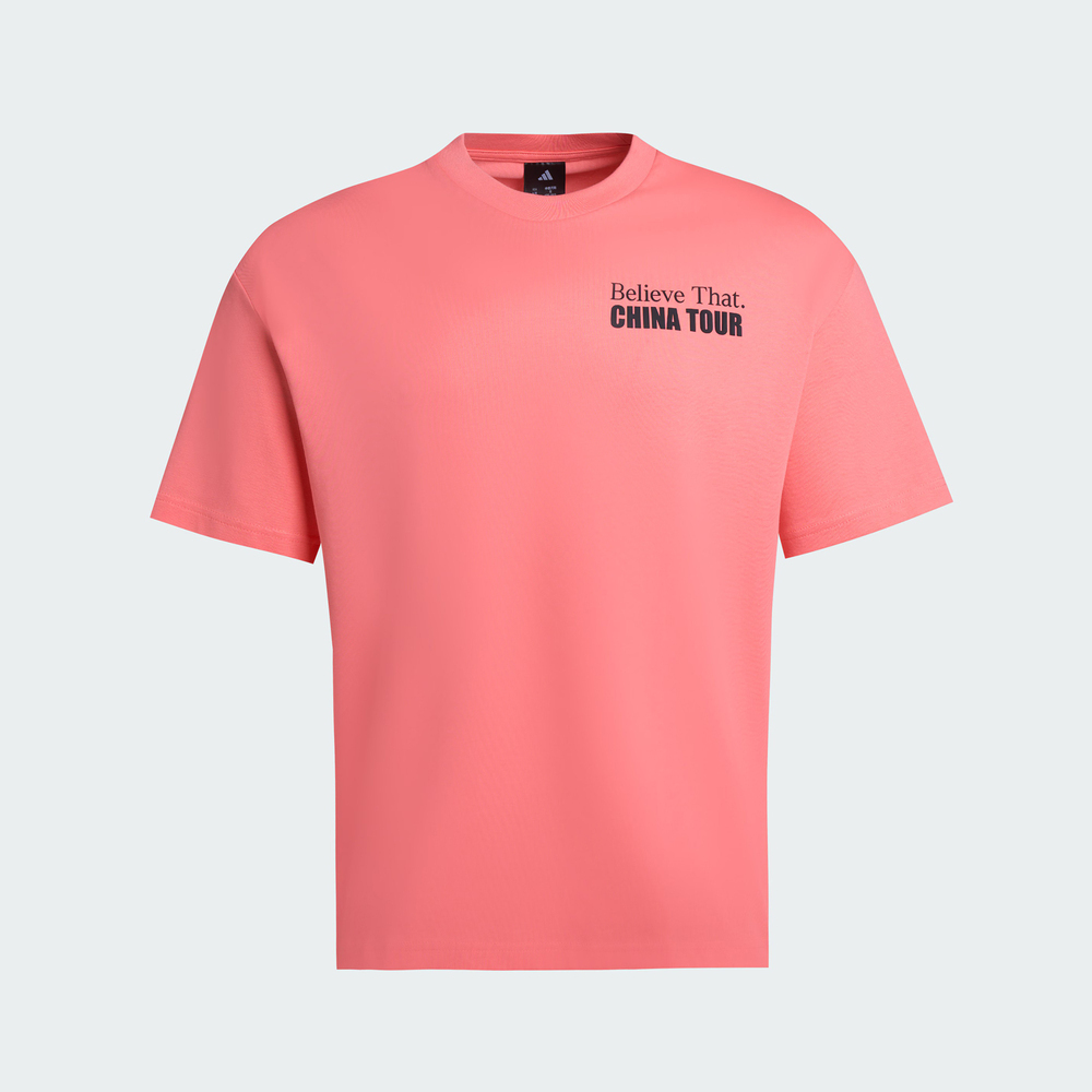 adidas阿迪达斯2025男子AE CN TOUR TEE针织无领短TKS2339