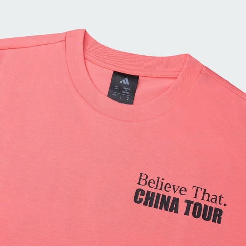 adidas阿迪达斯2025男子AE CN TOUR TEE针织无领短TKS2339