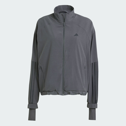 adidas阿迪达斯2025女子HYGLM WINDB S梭织无帽外套JX3856