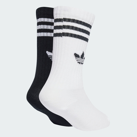 adidas阿迪达斯2025男小童CREW SOCK 3P中袜优惠装JZ7496