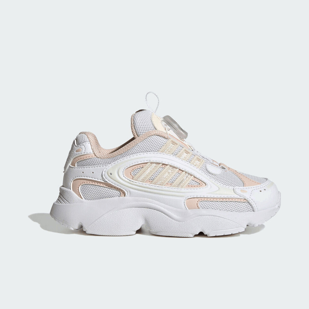 adidas阿迪达斯2025女小童OZMILLEN BOA C三叶草童装HQ0276