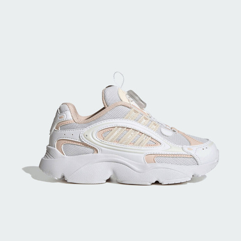 adidas阿迪达斯2025女小童OZMILLEN BOA C三叶草童装HQ0276