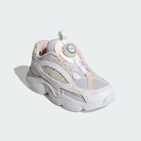 adidas阿迪达斯2025女小童OZMILLEN BOA C三叶草童装HQ0276