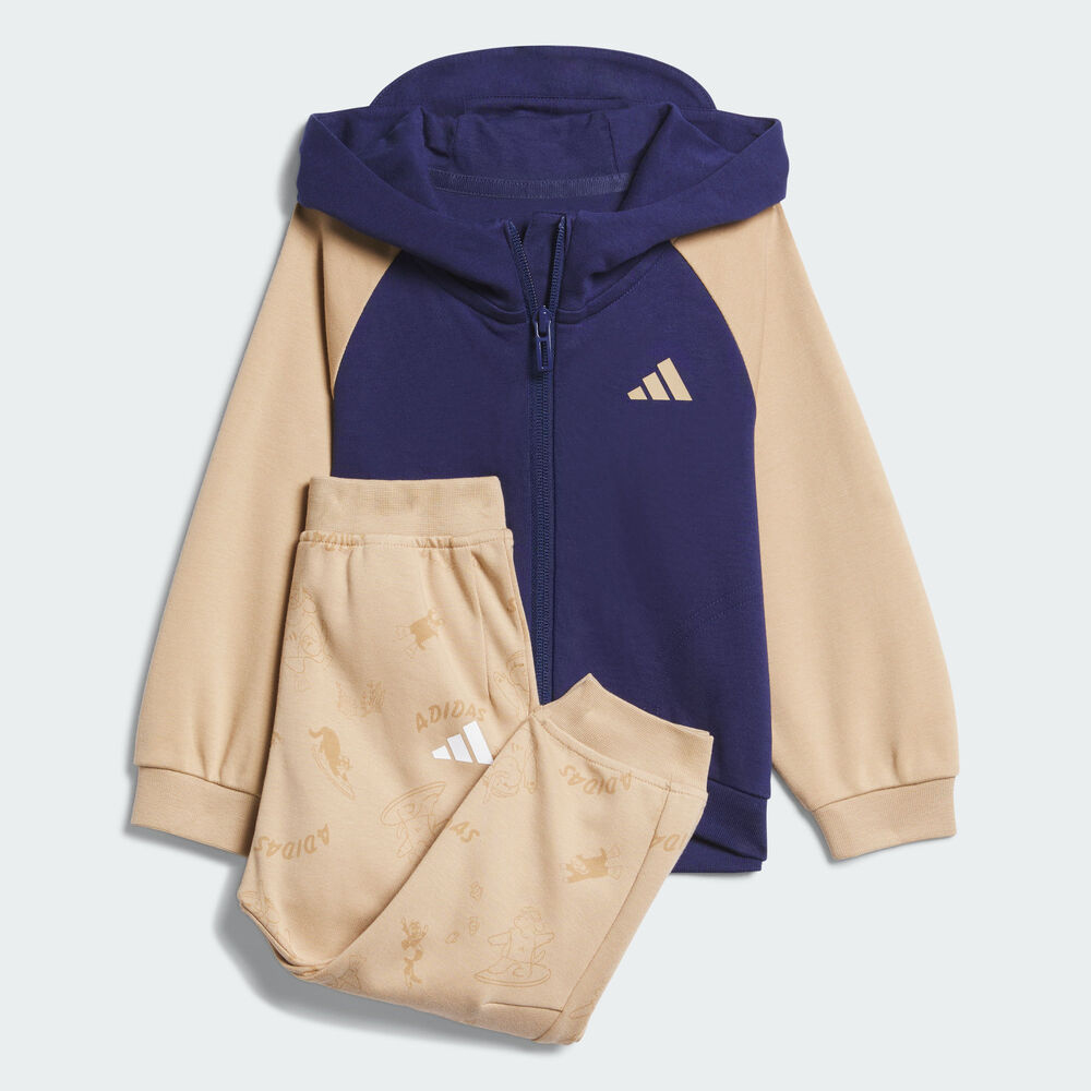 adidas阿迪达斯2025男婴童IN GFX FZHD SET长袖套服KC2796