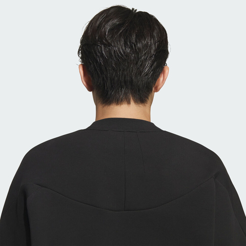 adidas阿迪达斯2025男子FUSTL M SWT CRW针织无帽卫衣KC0156