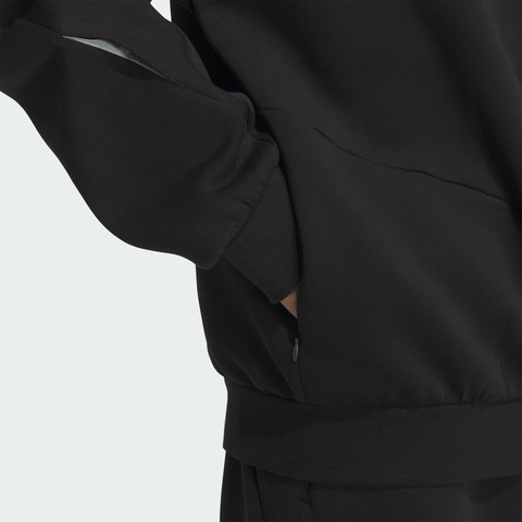 adidas阿迪达斯2025男子FUSTL M SWT CRW针织无帽卫衣KC0156