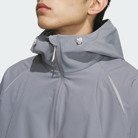 adidas阿迪达斯2025男子FUSTL M WV JKT3梭织连帽外套KC6065