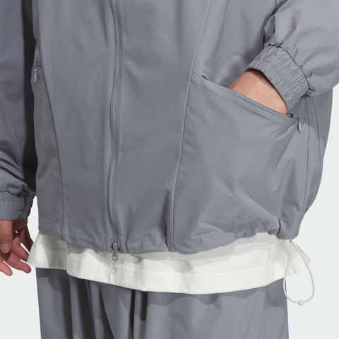 adidas阿迪达斯2025男子FUSTL M WV JKT3梭织连帽外套KC6065