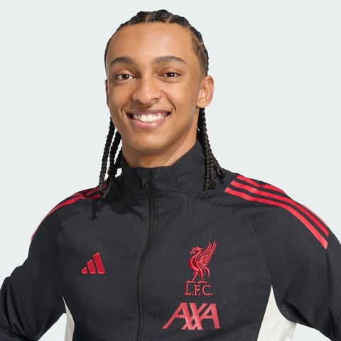 adidas阿迪达斯2025男子LFC PRE JKT梭织无帽外套JV6572