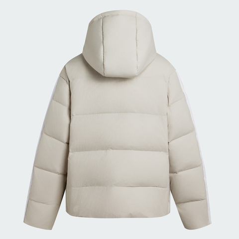 adidas阿迪达斯2025女子W ESS 3S P D HO厚羽绒服-短KH3979