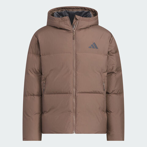 adidas阿迪达斯2025男子PUFFY DOWN JKT厚羽绒服-短KC5945