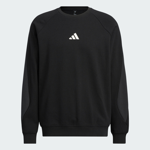 adidas阿迪达斯2025男子ST STADIUM CREW针织无帽卫衣KC2860