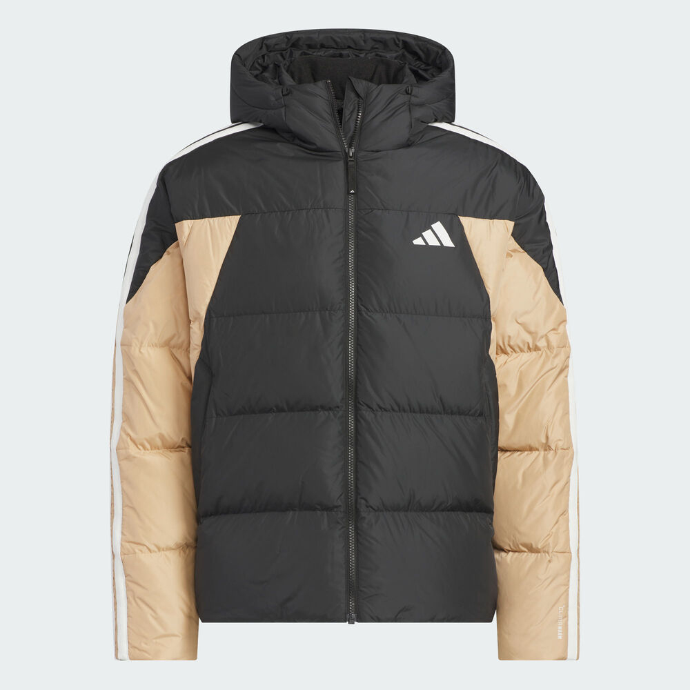 adidas阿迪达斯2025男子3S PUFF D JKT厚羽绒服-短KC2495