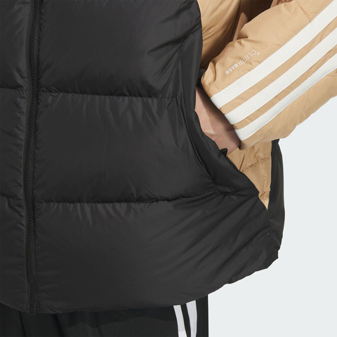 adidas阿迪达斯2025男子3S PUFF D JKT厚羽绒服-短KC2495