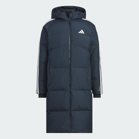 adidas阿迪达斯2025男子3S L DOWN JKT厚羽绒服-长KC2499