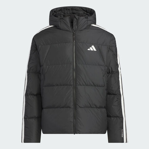 adidas阿迪达斯2025男子3S PUFF D JKT厚羽绒服-短KC2493