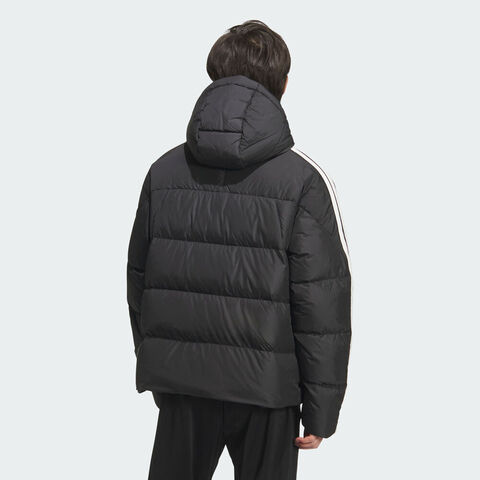 adidas阿迪达斯2025男子3S PUFF D JKT厚羽绒服-短KC2493