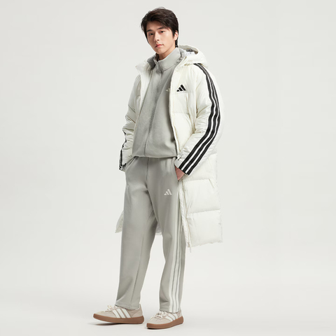 adidas阿迪达斯2025男子3S L DOWN JKT厚羽绒服-长KC2497