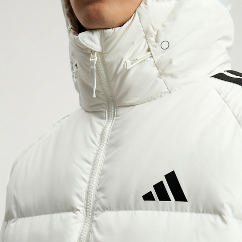 adidas阿迪达斯2025男子3S L DOWN JKT厚羽绒服-长KC2497