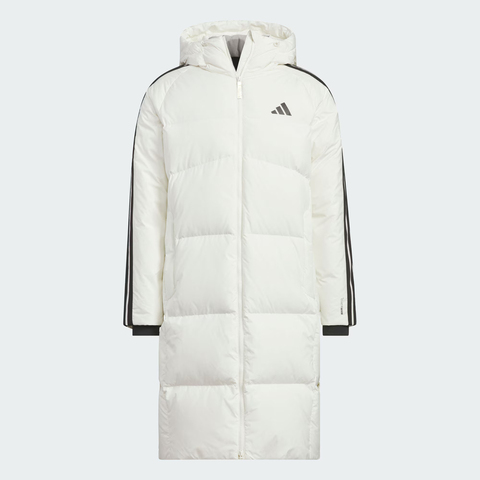 adidas阿迪达斯2025男子3S L DOWN JKT厚羽绒服-长KC2497