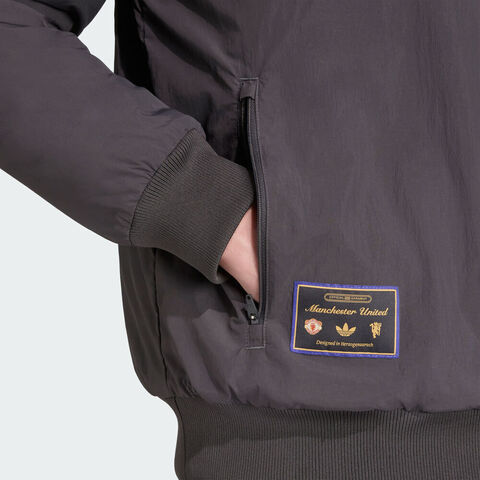 adidas阿迪达斯2025男子MUFC ICON JKT薄棉服JN2831