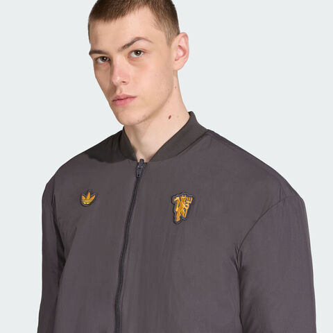 adidas阿迪达斯2025男子MUFC ICON JKT薄棉服JN2831