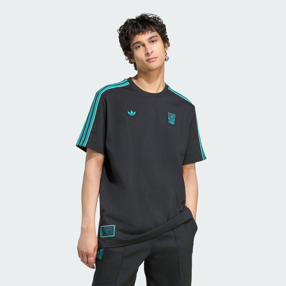 adidas阿迪达斯2025男子LFC ICON TEE针织无领短TJW5470