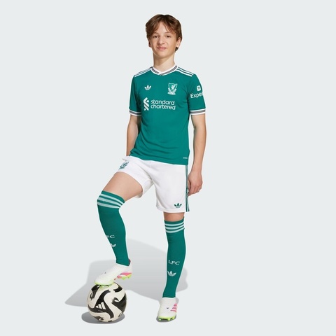 adidas阿迪达斯2025男大童LFC 3 JSY Y针织无领短TJV6468