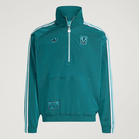 adidas阿迪达斯2025男子LFC ICON HZJK梭织无帽卫衣JW5474