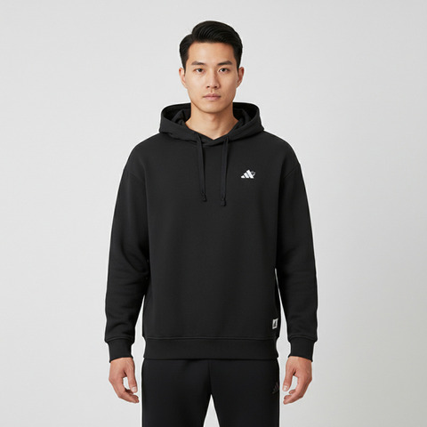 adidas阿迪达斯2025男子GFX SPORTS HOOD针织连帽卫衣KC2876