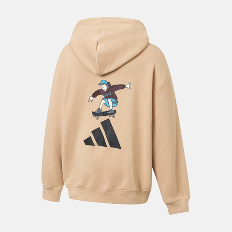 adidas阿迪达斯2025男子GFX SPORTS HOOD针织连帽卫衣KC5325