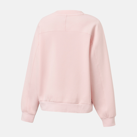 adidas阿迪达斯2025女子DK CREW针织无帽卫衣KC0050