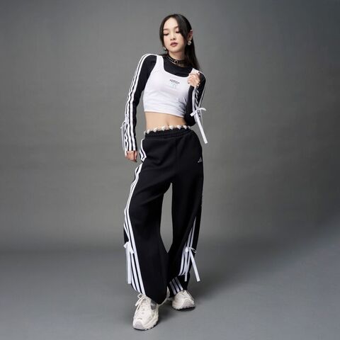 adidas阿迪达斯2025女子BOWTIE PANT针织长裤KG3855