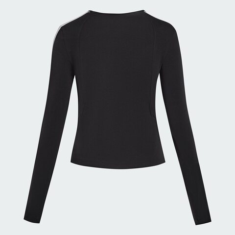 adidas阿迪达斯2025女子DANCE LS TEE1针织无领长TKG3862