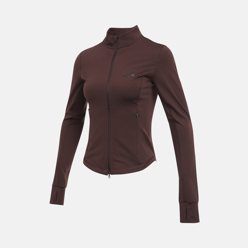 adidas阿迪达斯2025女子SLIM KNIT JKT针织无帽外套KF2669