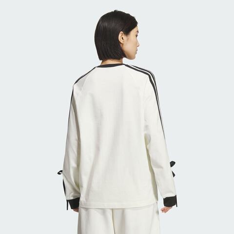 adidas阿迪达斯2025女子DANCE LS TEE2针织无领长TKG3859