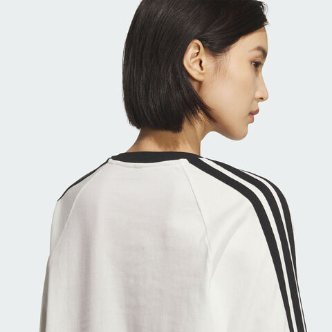 adidas阿迪达斯2025女子DANCE LS TEE2针织无领长TKG3859