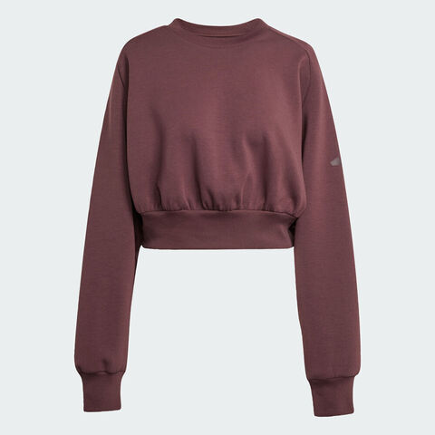 adidas阿迪达斯2025女子W ALL SZN SL SW针织无帽卫衣JW5072